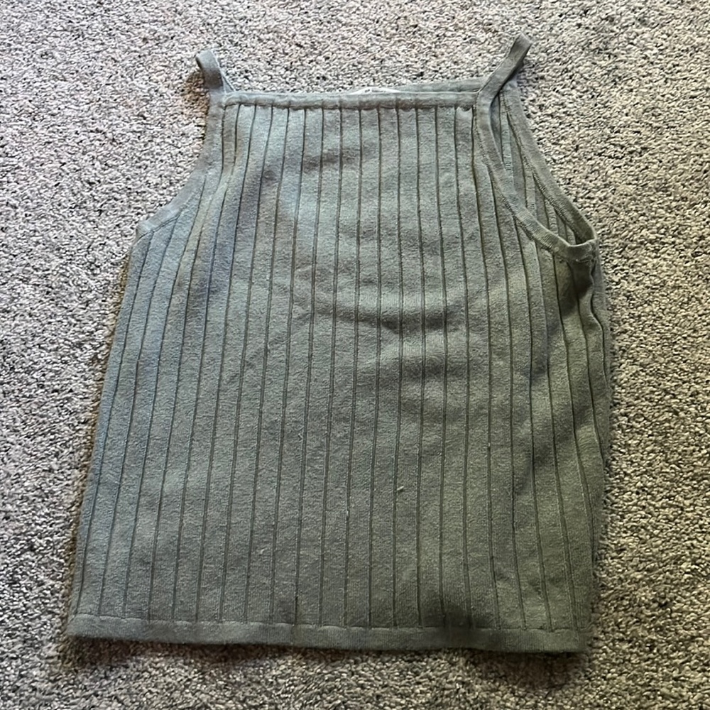 Kids size 10-11 girls tank color: sage green size: 10-11 girls